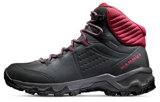 Mammut Wanderschuhe Nova Mid IV GTX (All-Terrain, Nubukleder, wasserdicht) schwarz/rot Damen